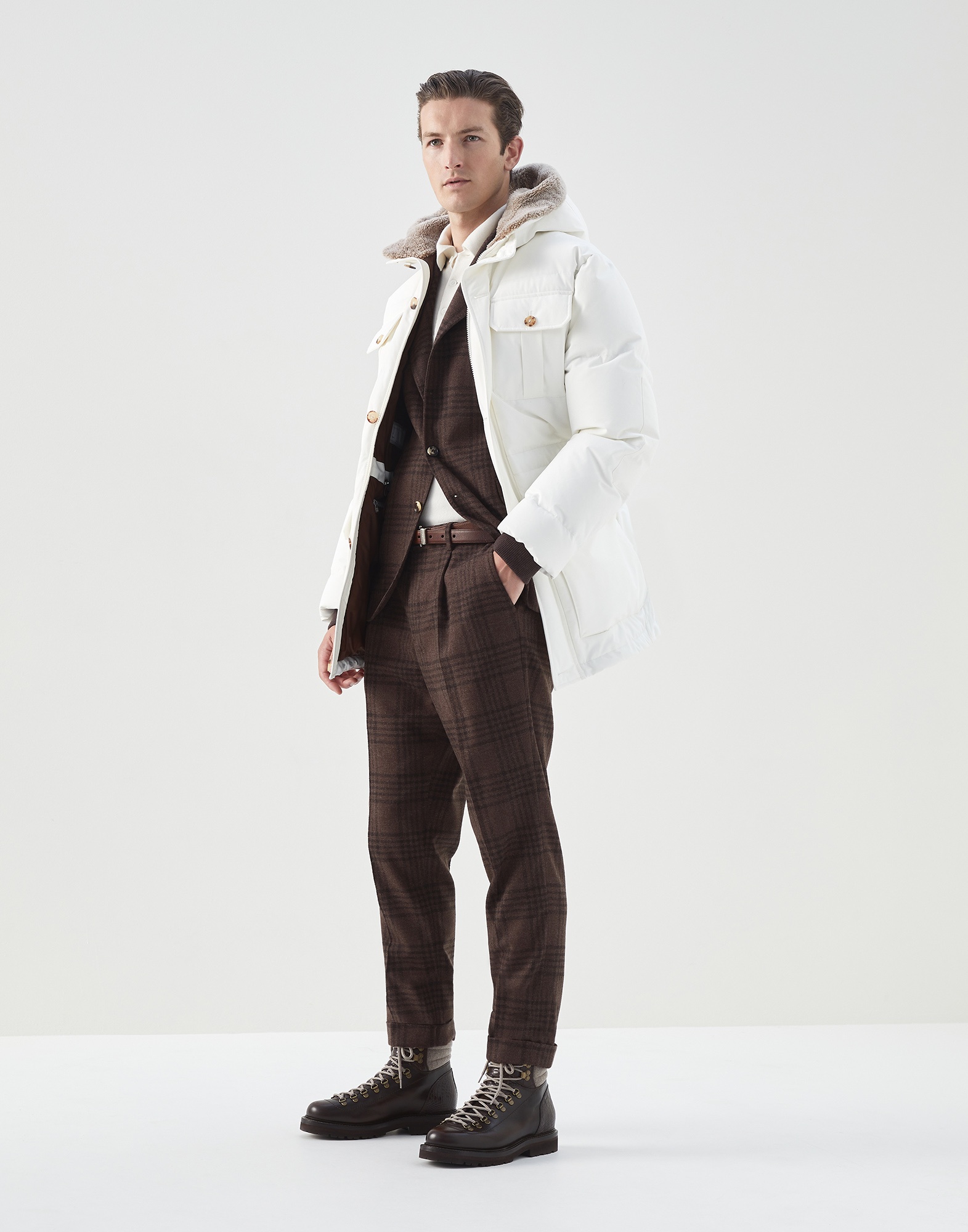 Cashmere polo-style sweater - 5