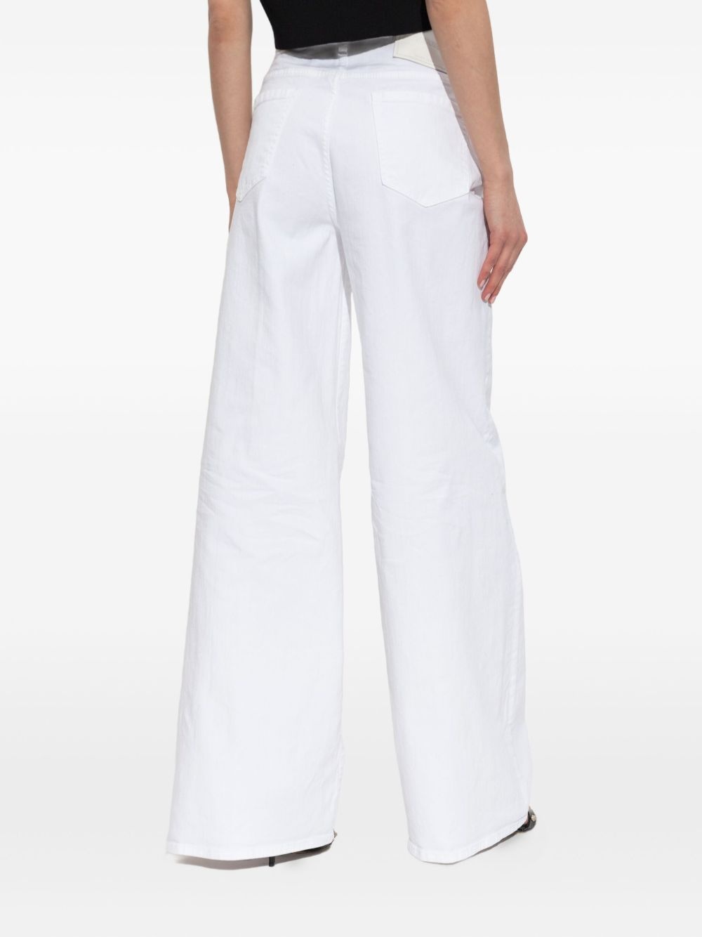 logo-patch jeans - 4