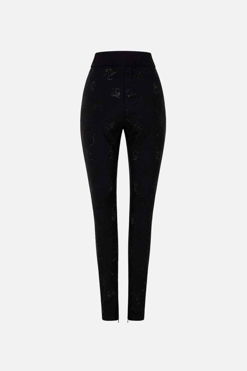 HOTFIX EMBELLISHED PONTE PANT 7