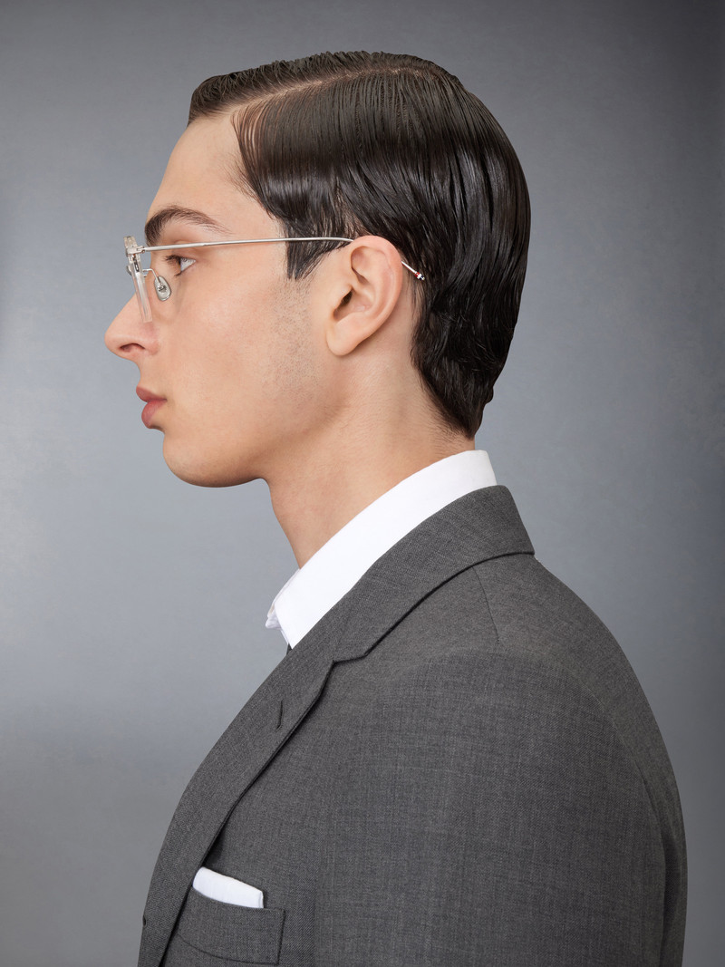 ACETATE AND TITANIUM ROUND EYEGLASSES 5