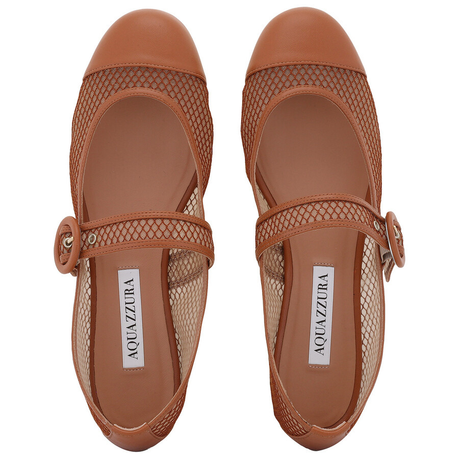 Aquazzura Solstice Mesh Ballet Flats - 3