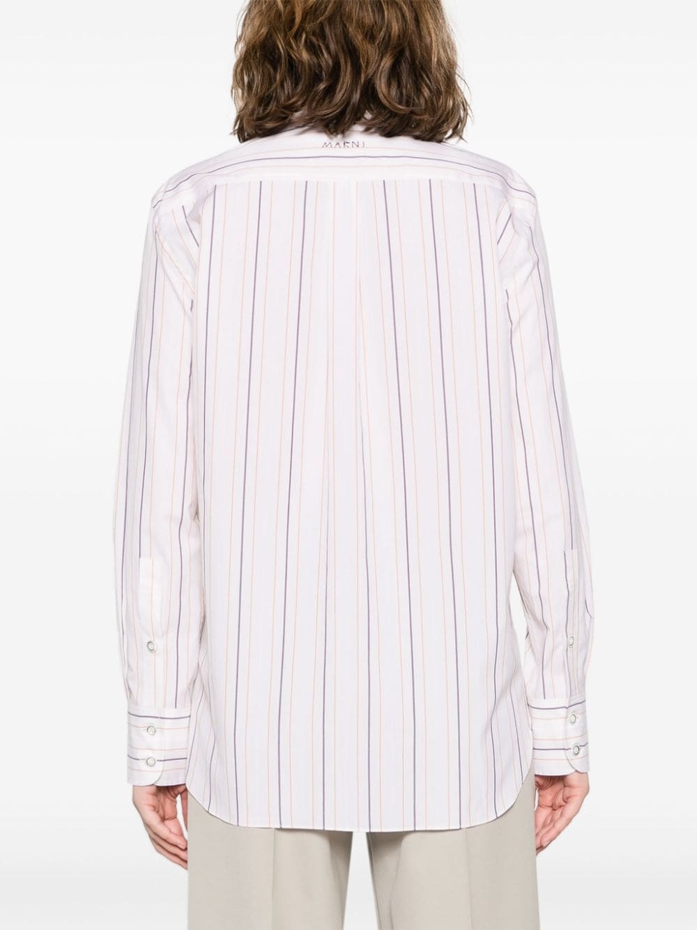 striped cotton shirt - 4