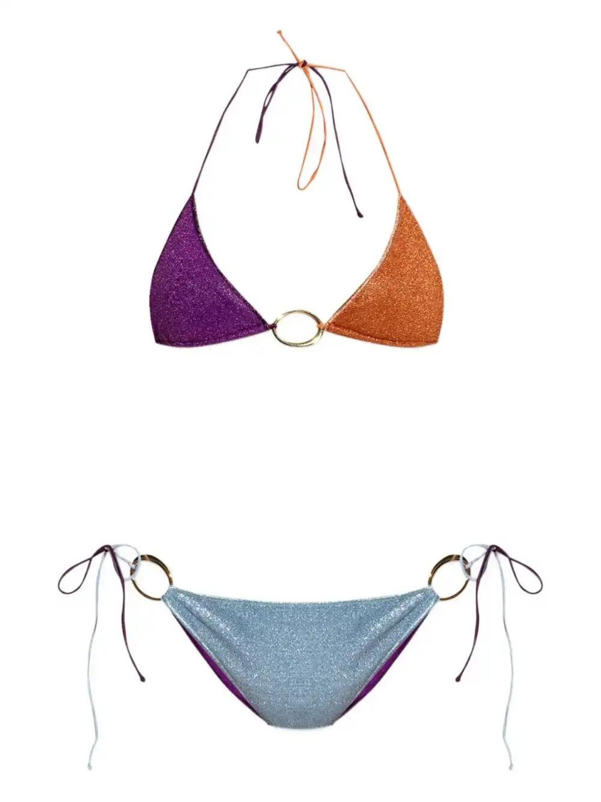 glitter-detailing bikini - 1