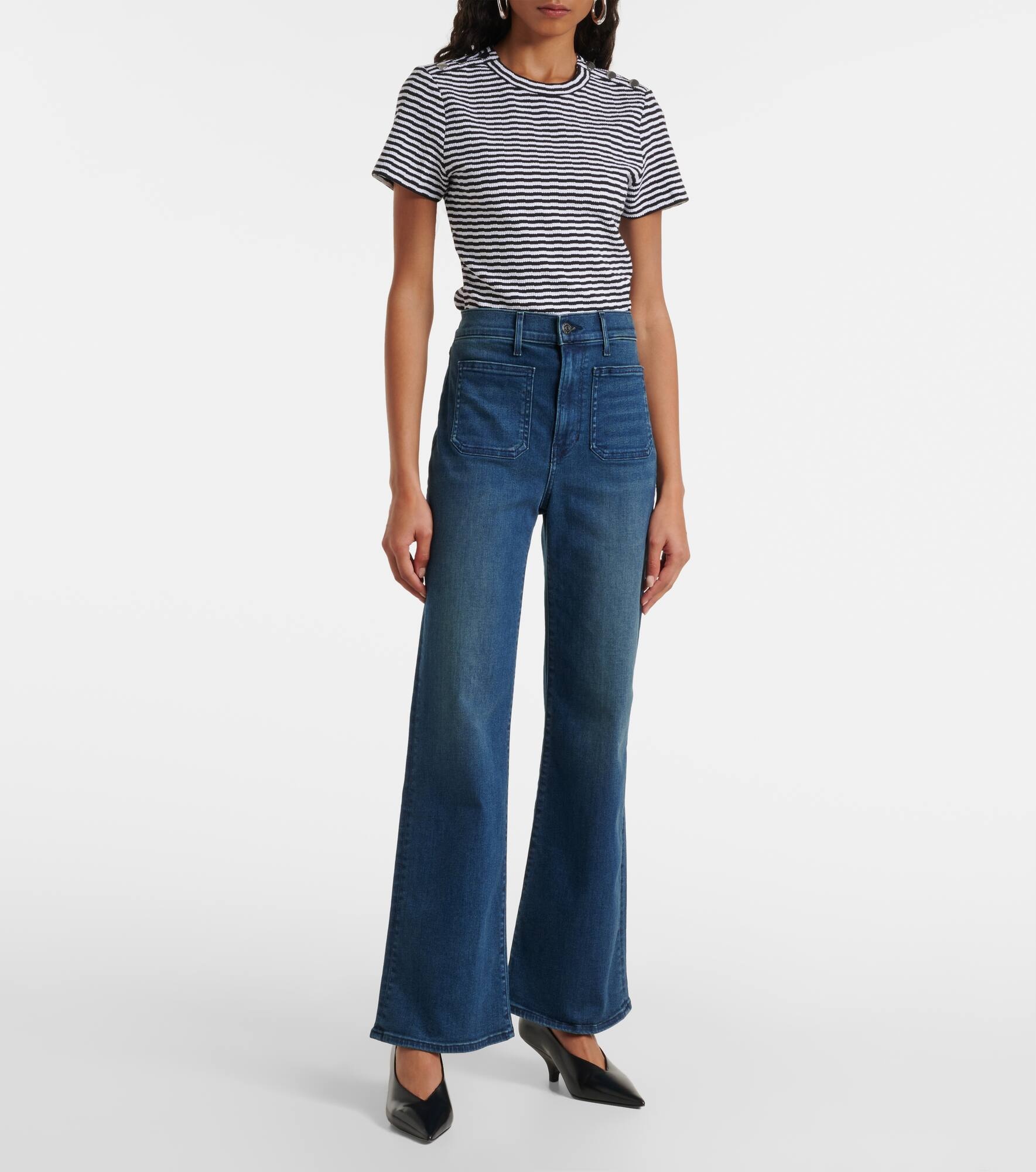 Crosbie high-rise flared jeans - 7