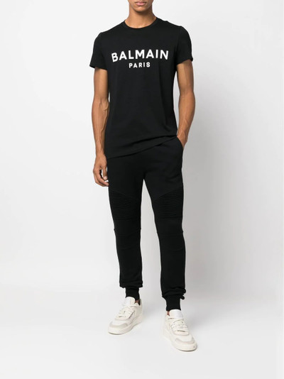 Balmain logo-printed drawstring joggers outlook