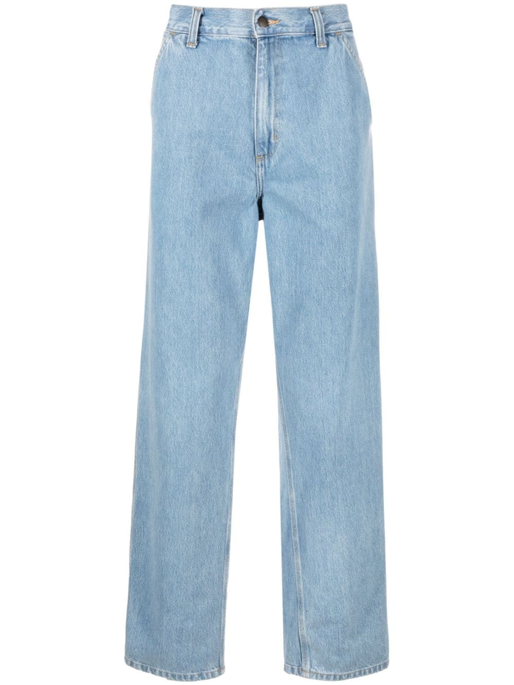 Single knee organic cotton jeans - 1