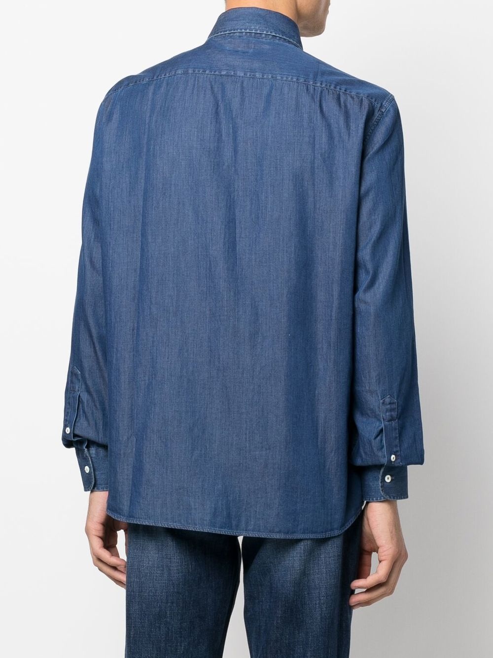 long-sleeved cotton shirt - 4