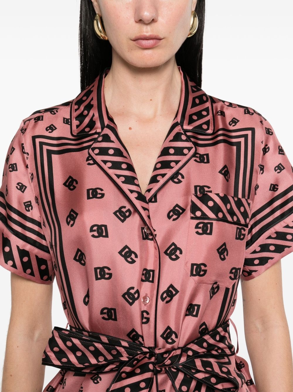 logo-print shirt - 5