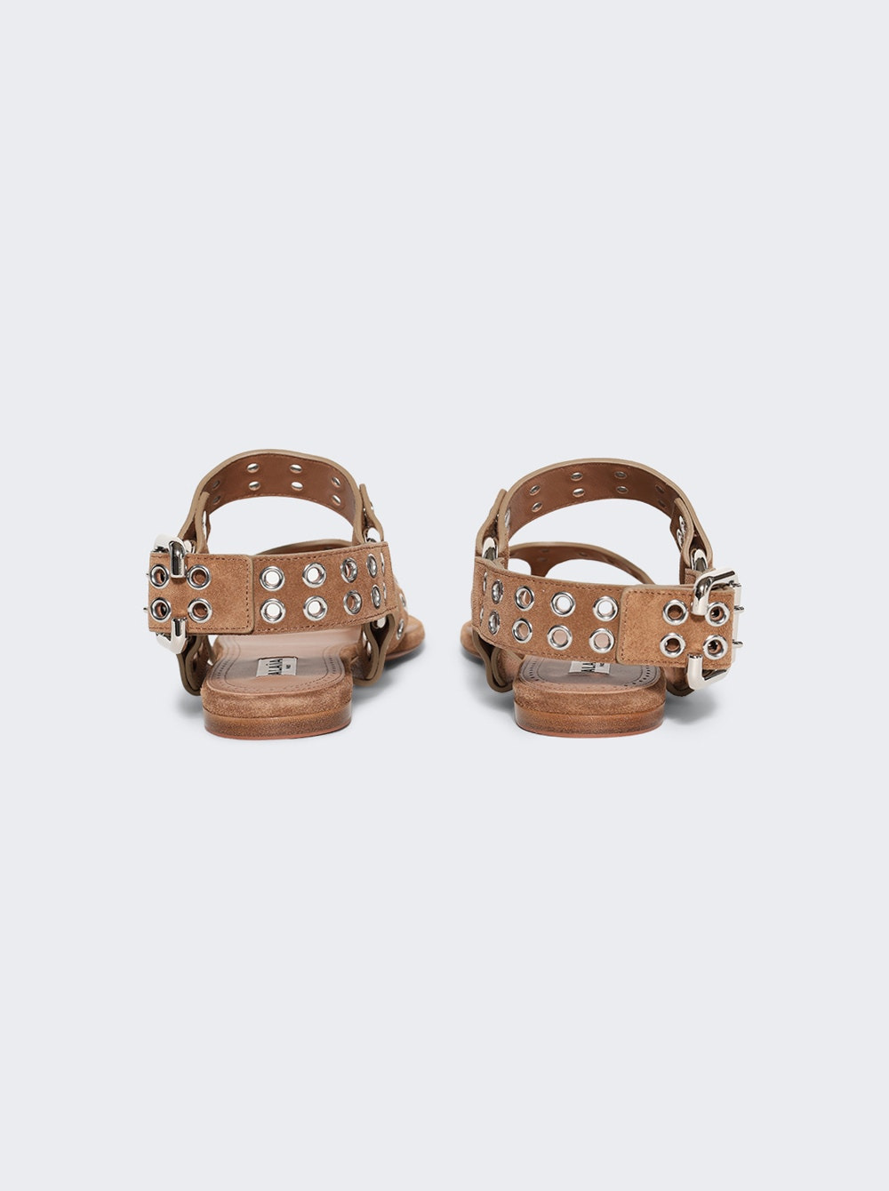 Flat Thong Sandals Terre D'ombre - 2