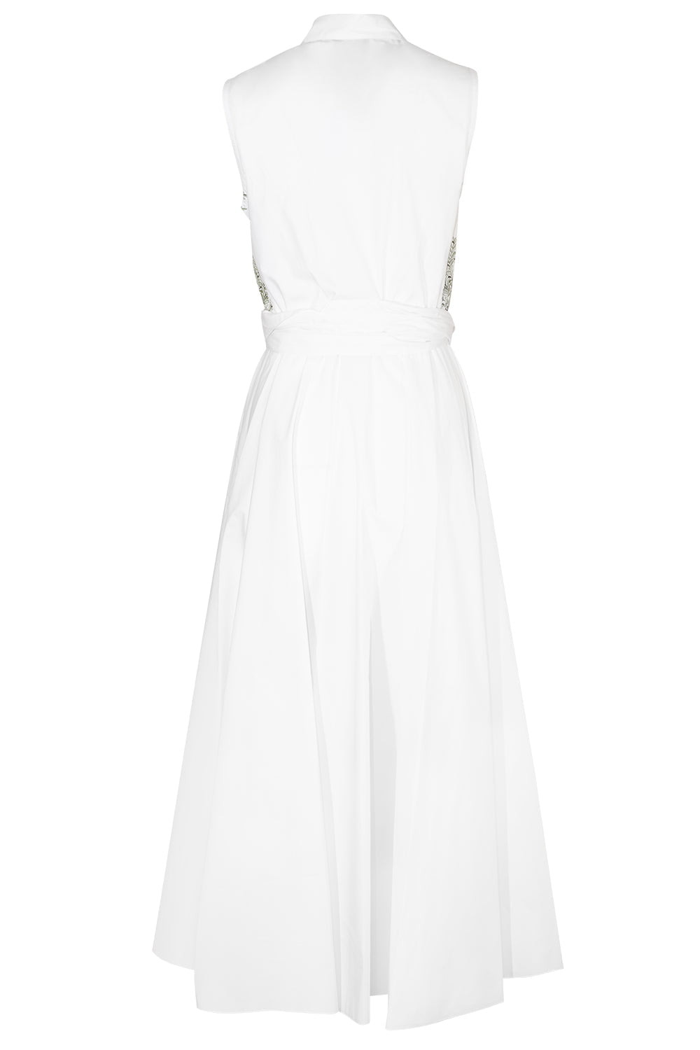 Printed Poplin Dress - 4