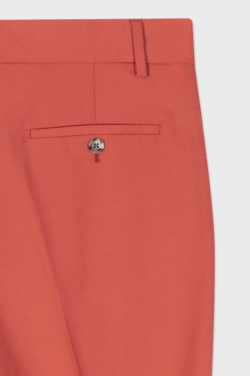 Paul Smith Coral Wool Slim-Fit Trousers outlook