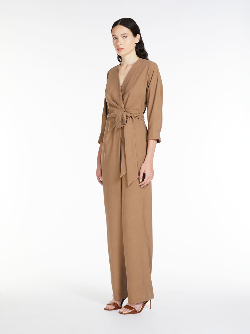 GATTONI Silk canvas jumpsuit 3