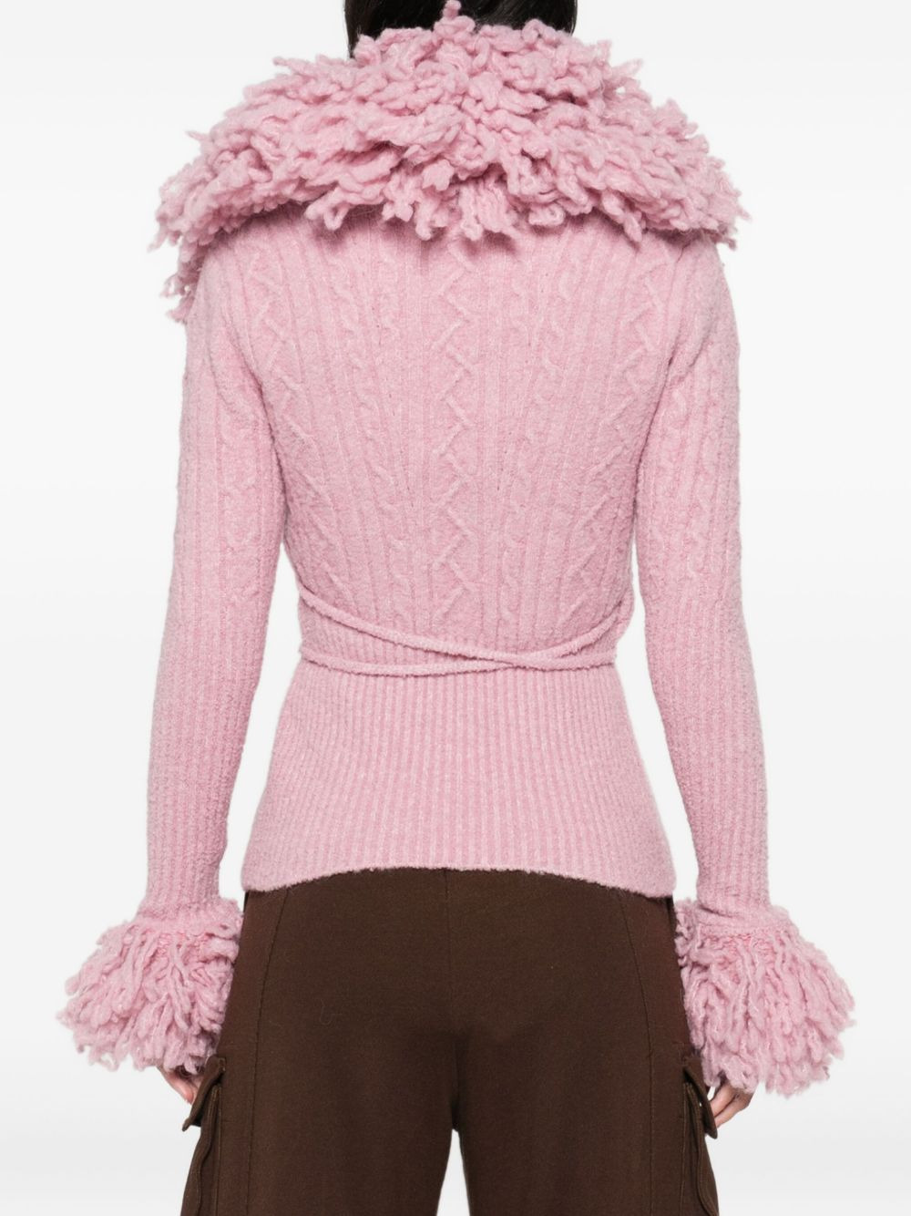 cable-knit cardigan - 4