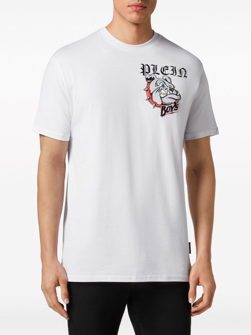 Bulldogs-print cotton T-shirt 3