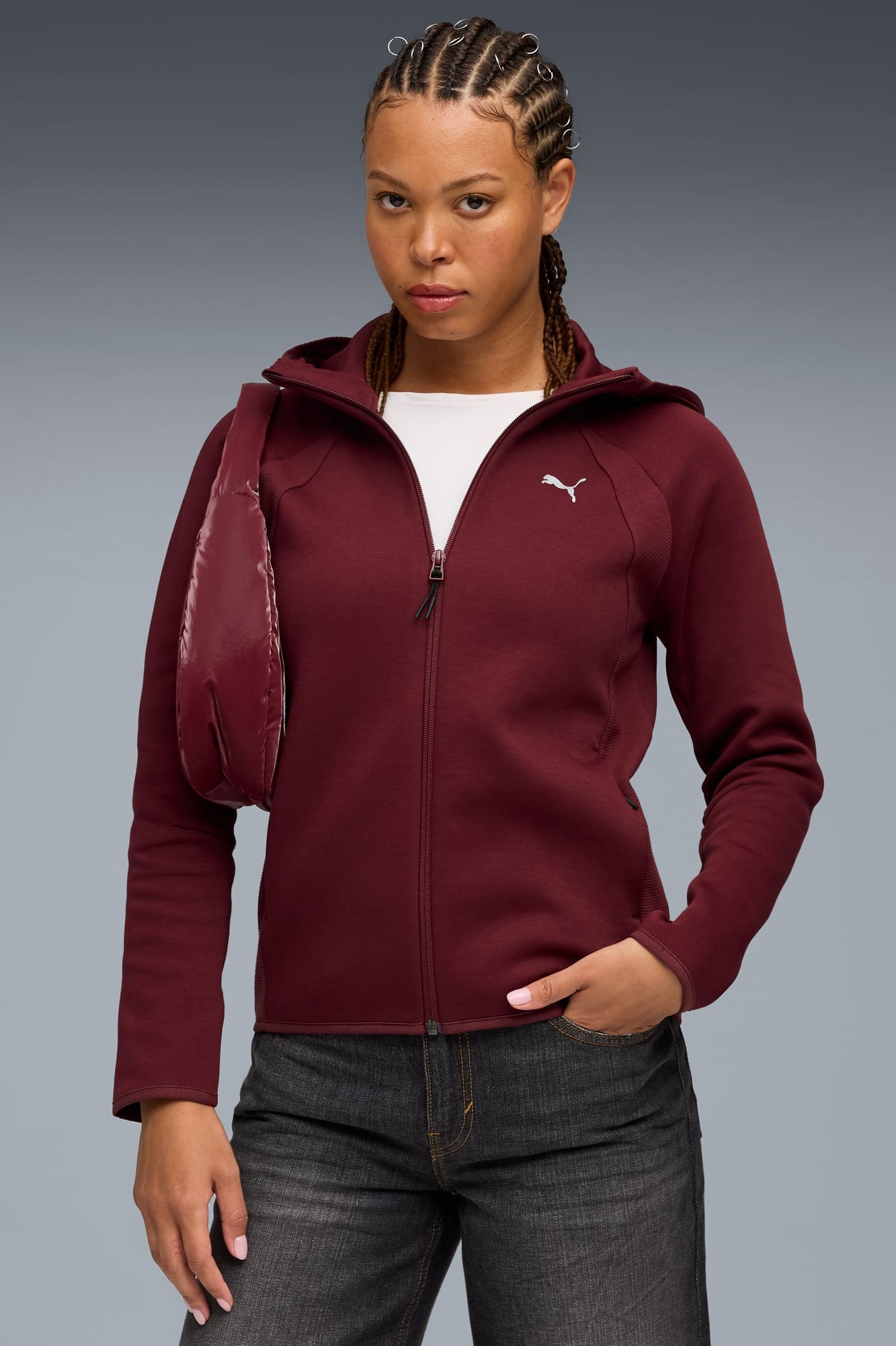 Evostripe Full-Zip Hoodie Women - 3