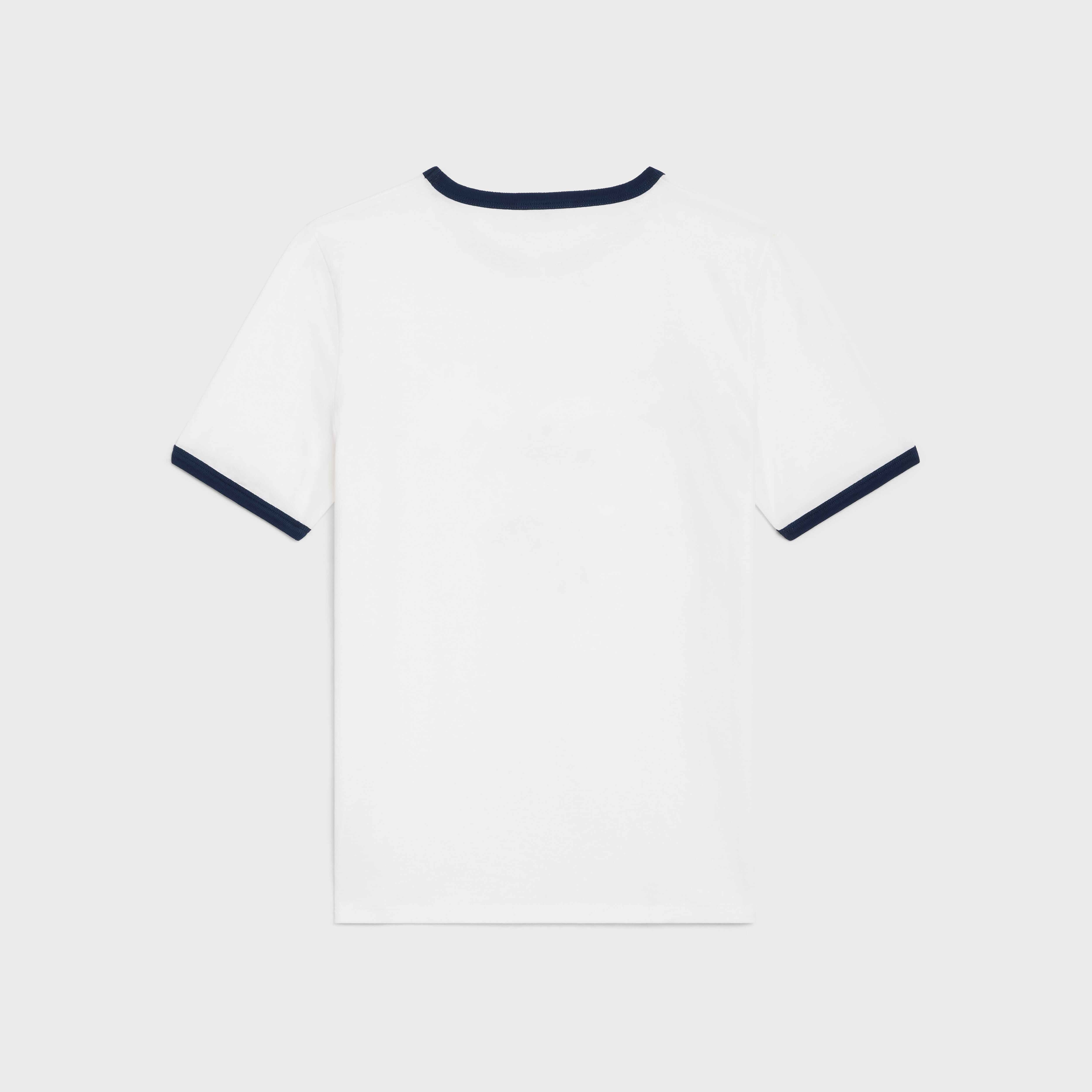 関税込 CELINE | paris t-shirt in cotton jersey CELINE || Celine Paris Logo T-Shirt In Cotton Jersey