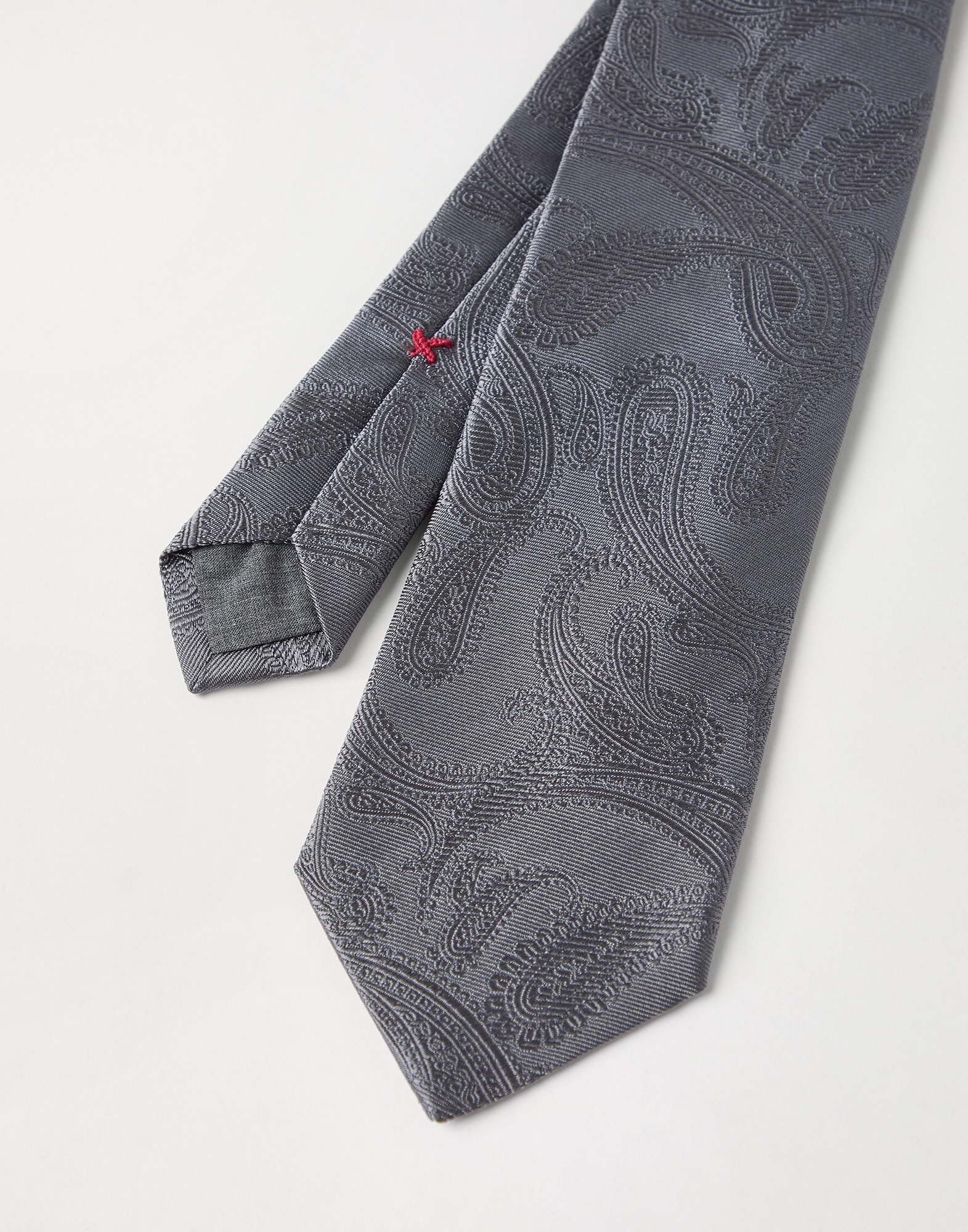 Paisley silk tie - 2