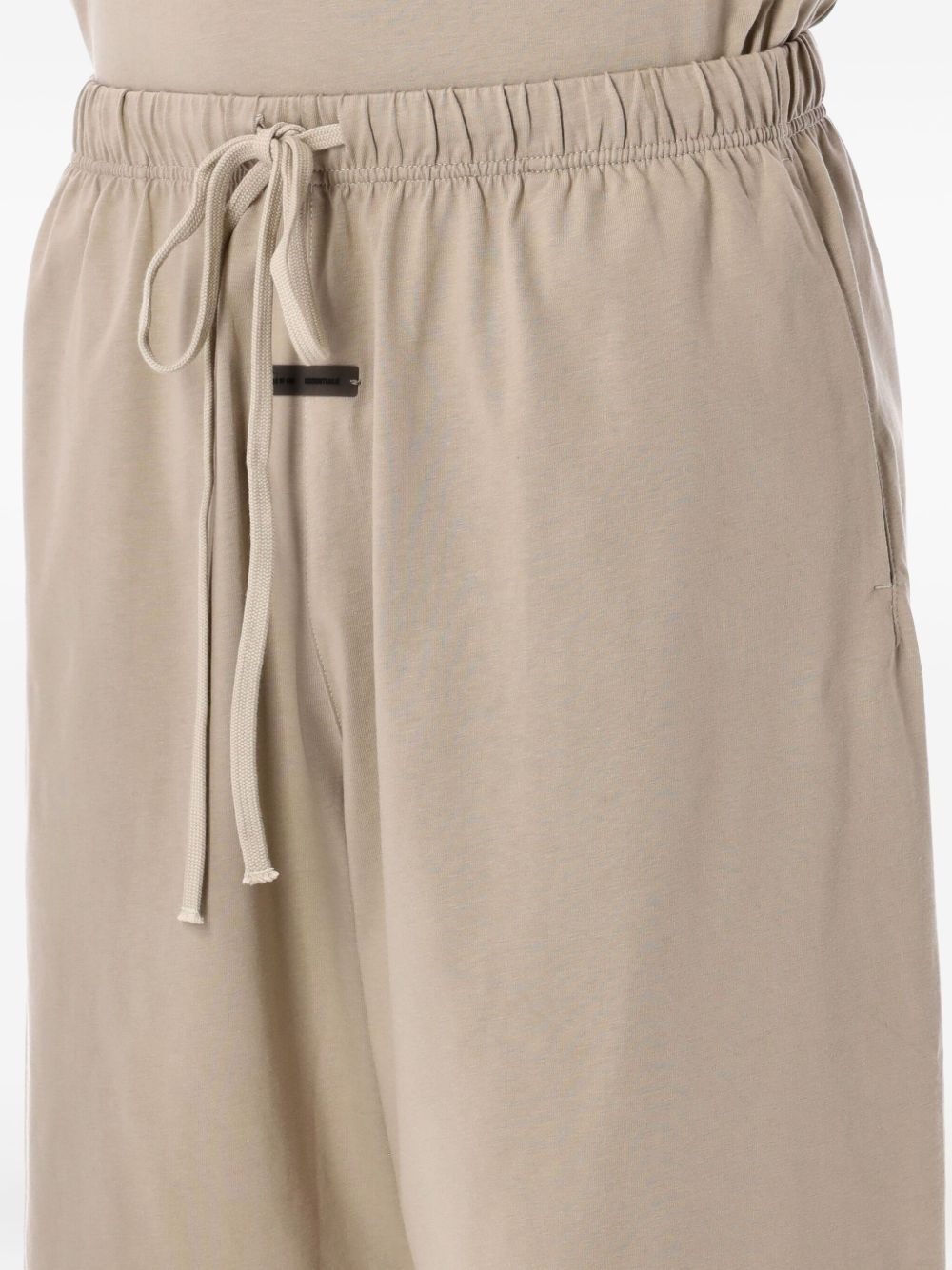drawstring-waist track shorts - 3