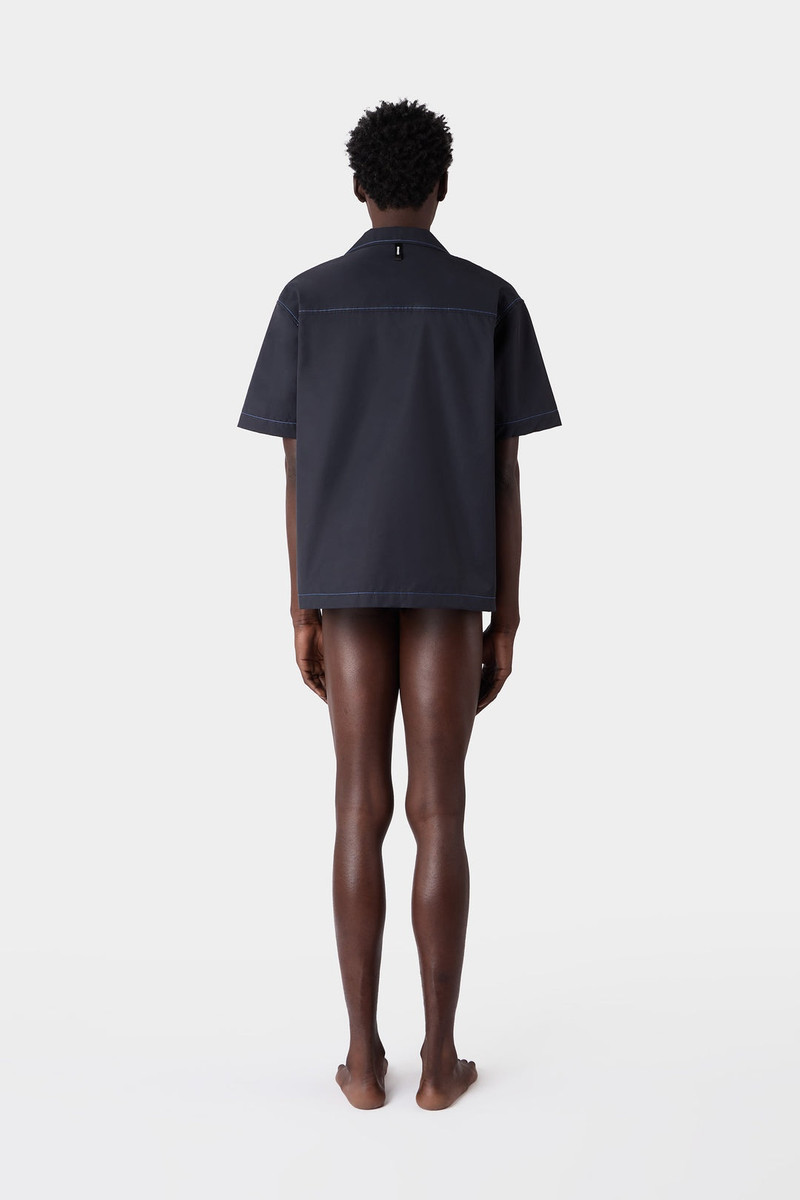 SHORTSLEEVE SHIRT / dark blue 7