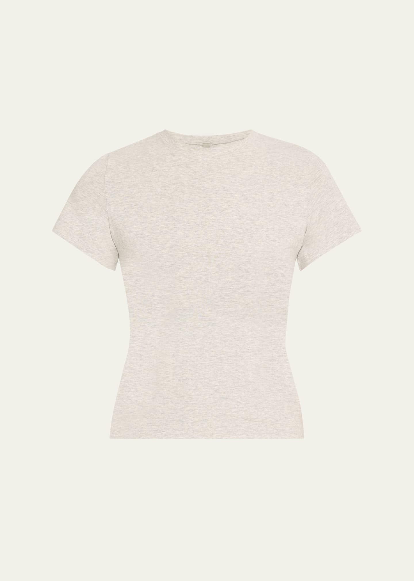 Cotton Jersey Crewneck T-Shirt - 1
