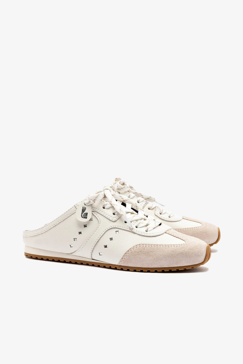 Stella Mule In Grey Suede 3