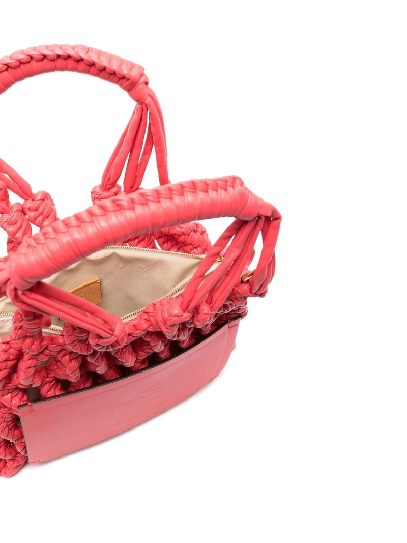 small interwoven tote bag 5