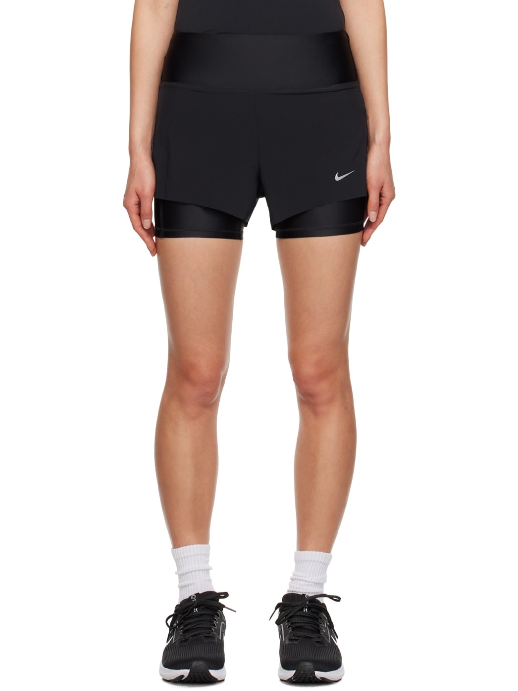 Black 2-in-1 Shorts - 1