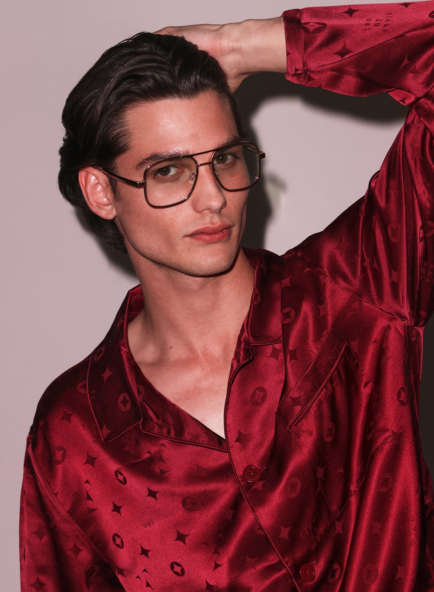 Silk Jacquard PJ Top - 9