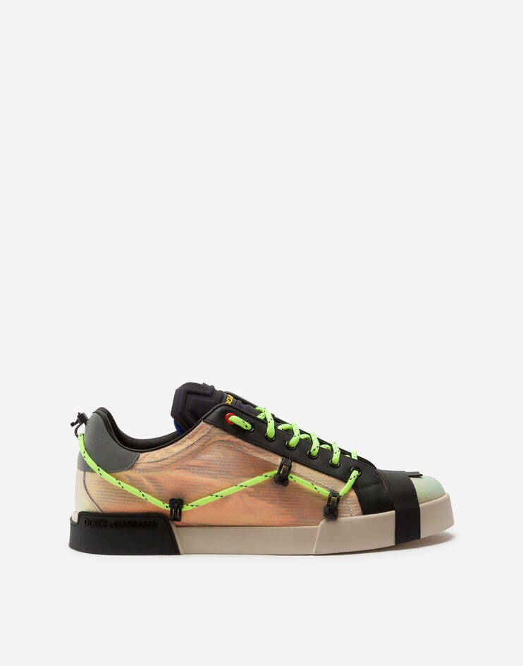 Portofino sneakers in mixed materials - 1