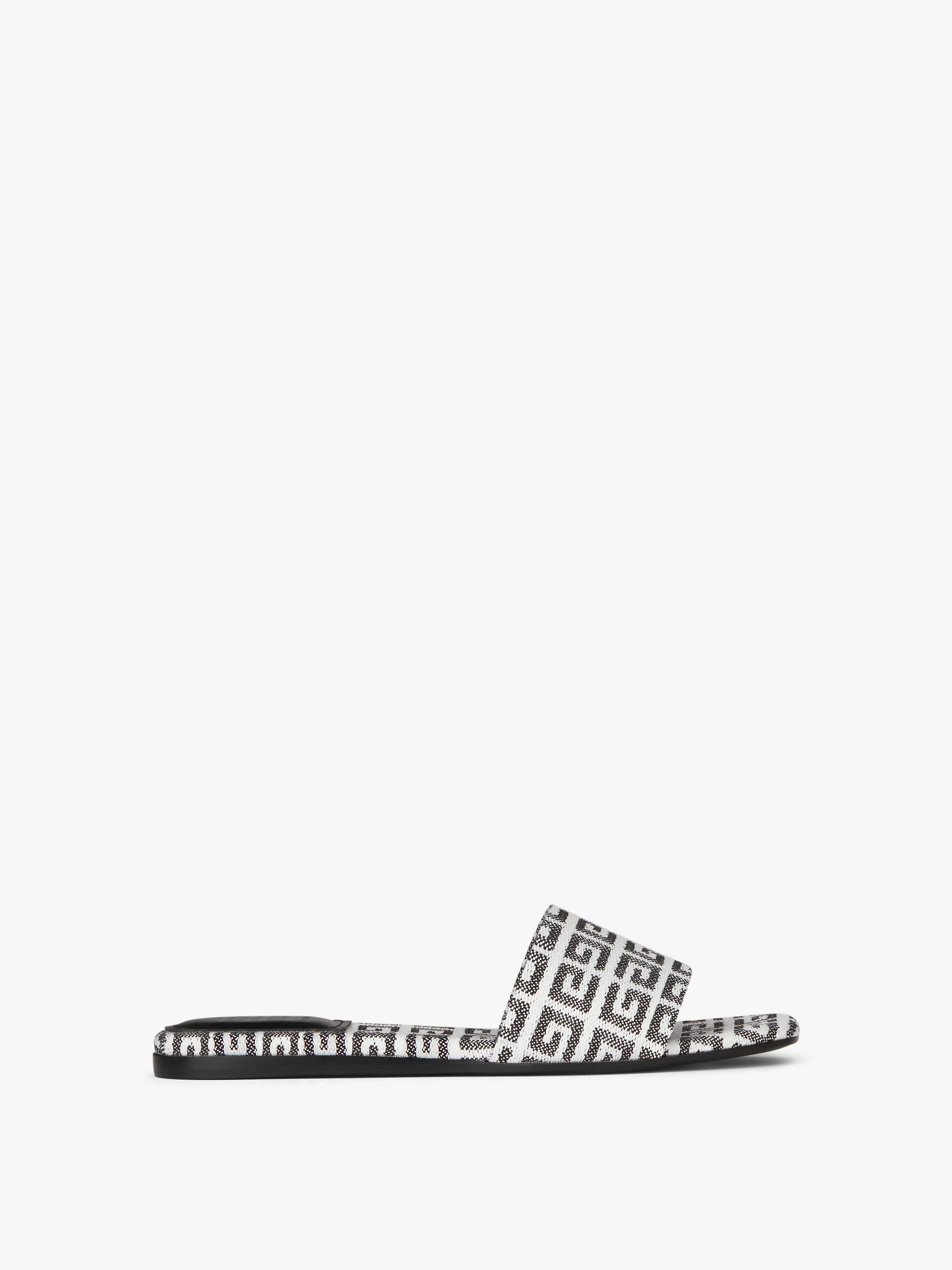 FLAT SANDALS IN 4G JACQUARD - 1