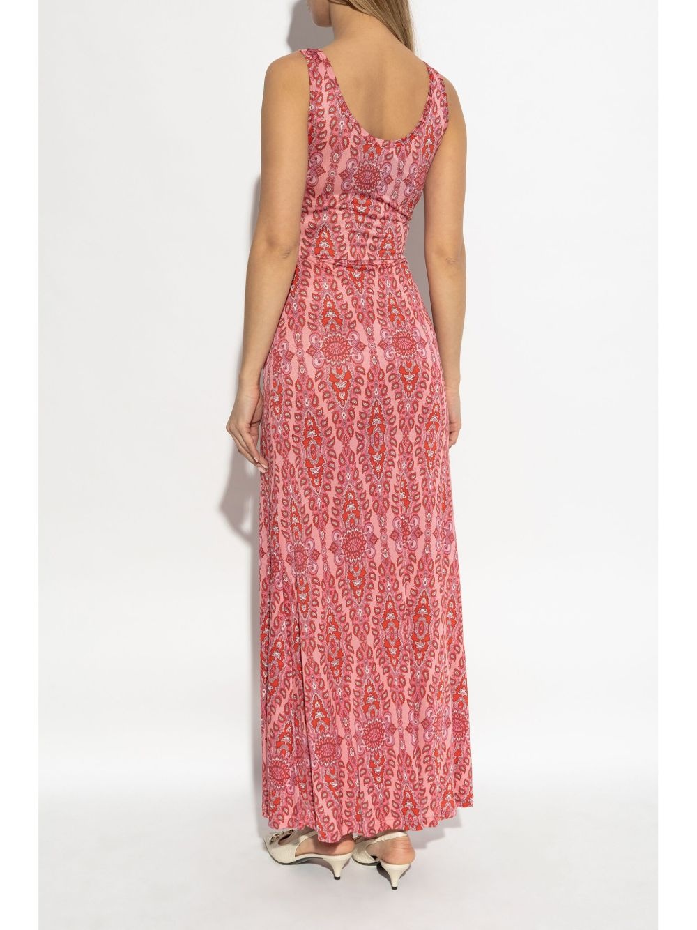 paisley-print long dress - 4