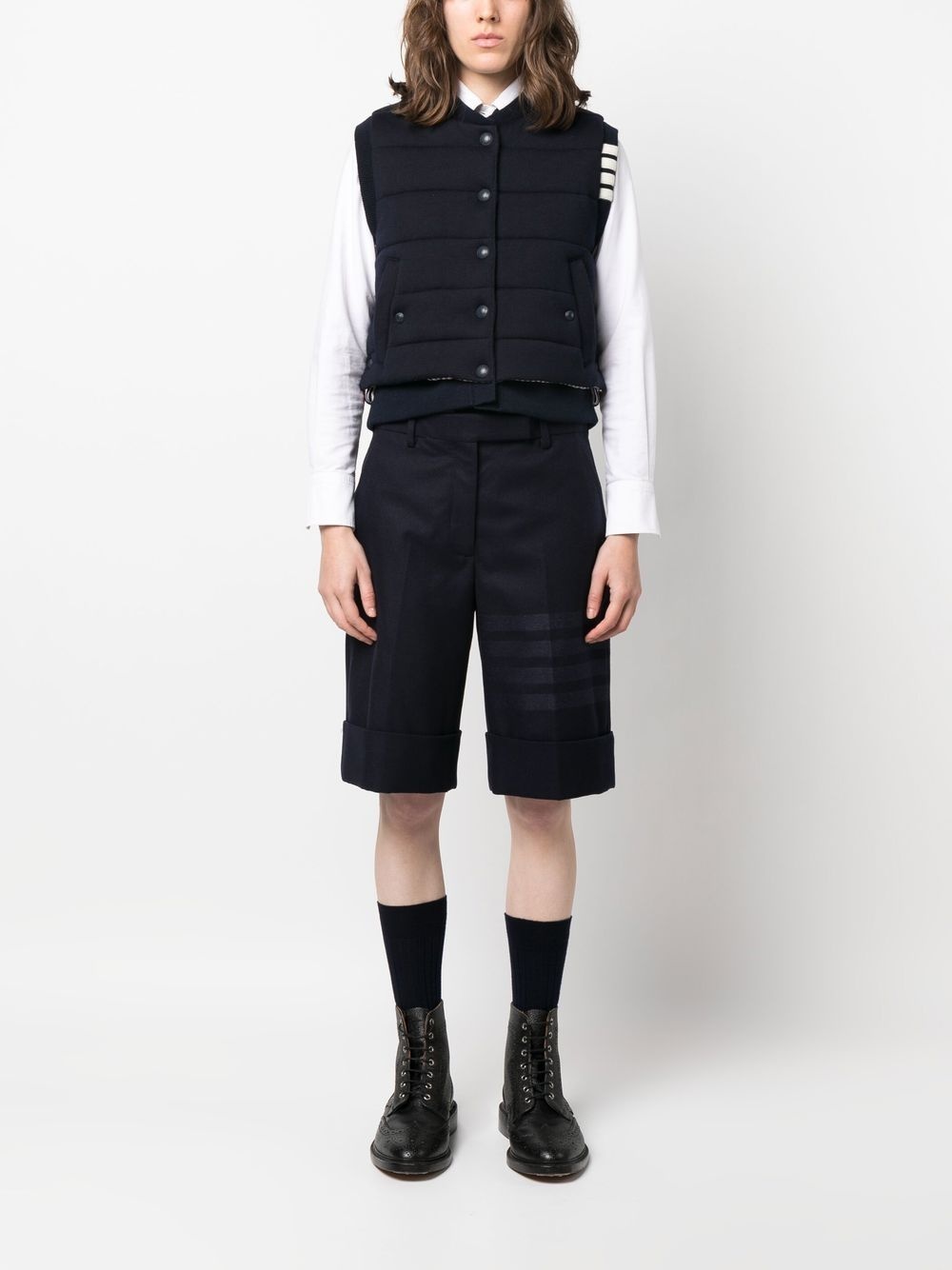 4-Bar stripe reversible vest - 2