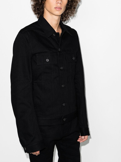 Rick Owens DRKSHDW denim trucker jacket outlook