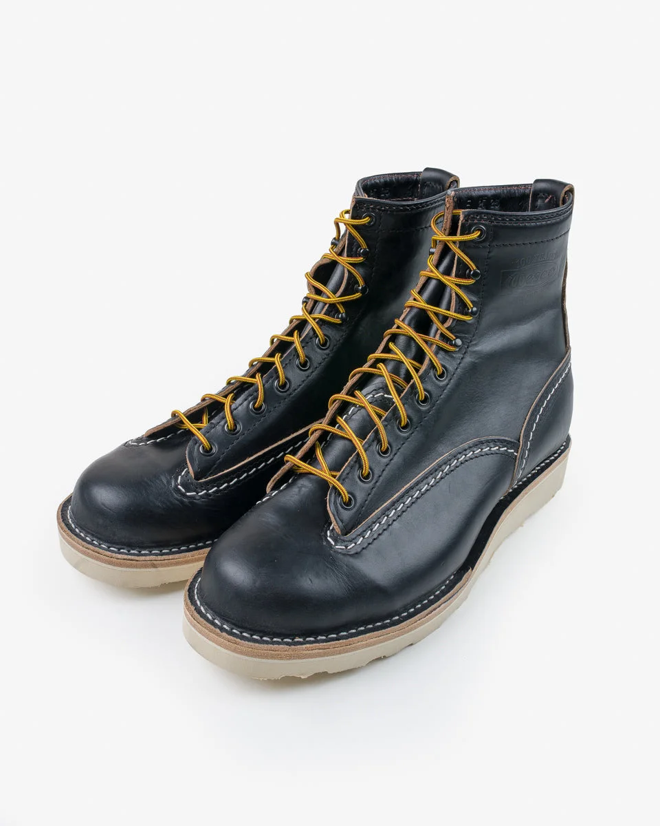 IHWE-JOU-BLK IRON HEART INT'L X WESCO® - 8" JOBMASTER® BOOT - BLACK CXL. THE "JOURNEYMAN&Q - 1