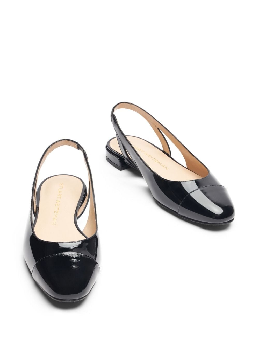 Sleek slingback leather pumps - 4