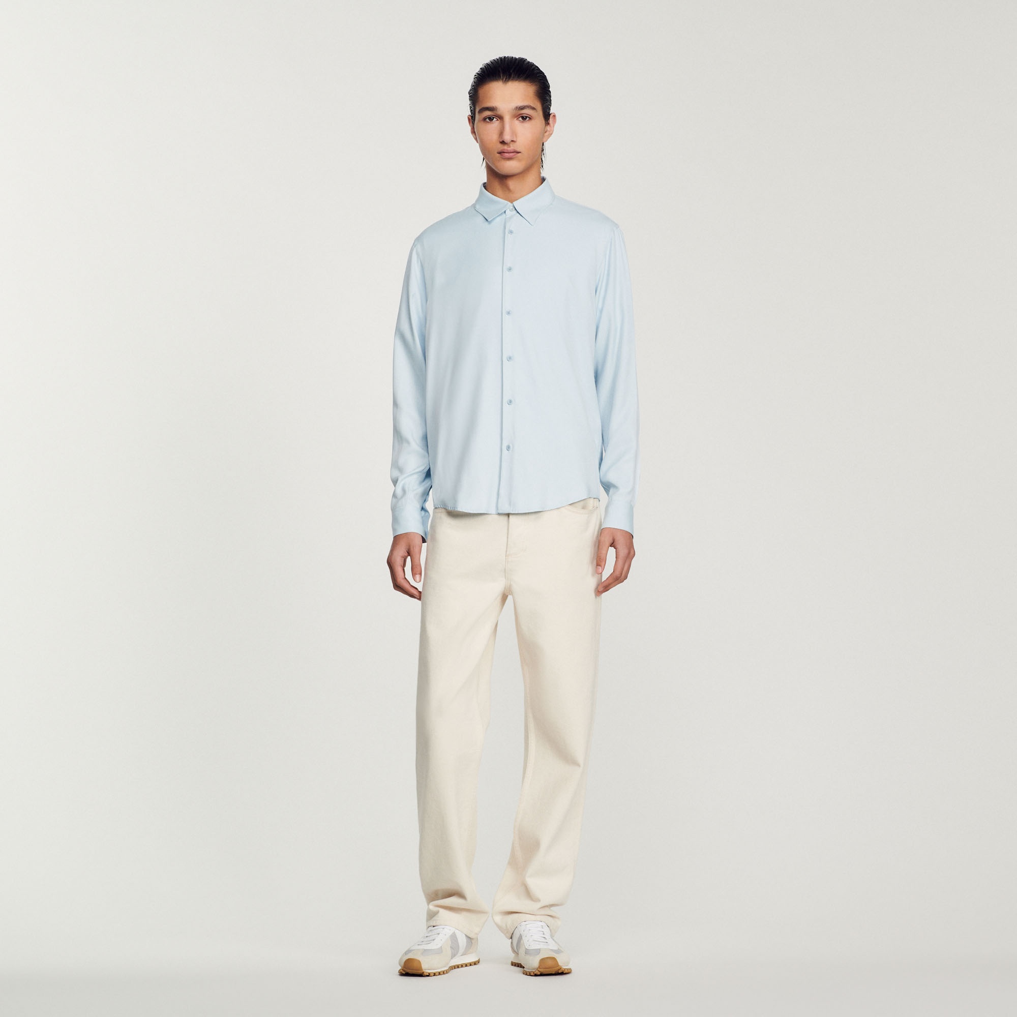 Flowing long-sleeved shirt - 3