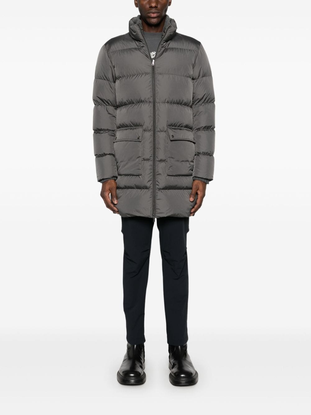 quilted puffer coat - 2