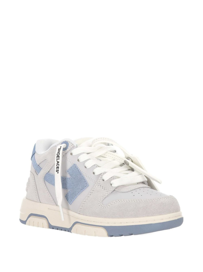 Off-White arrow-brand suede sneakers outlook