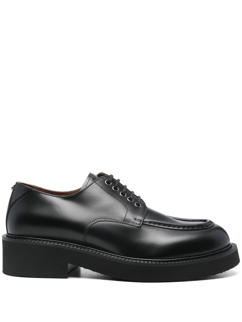 leather lace-up shoes 1