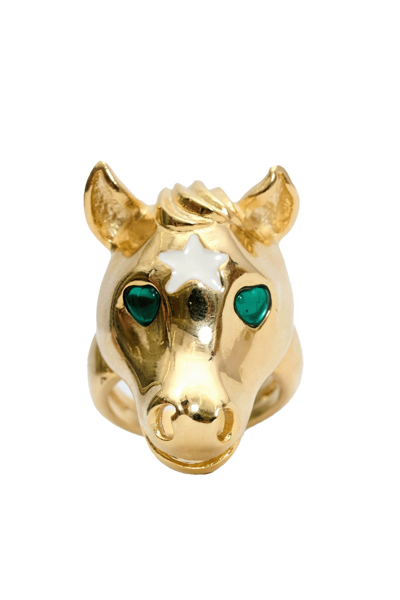 GOLD BABY PONY RING 1