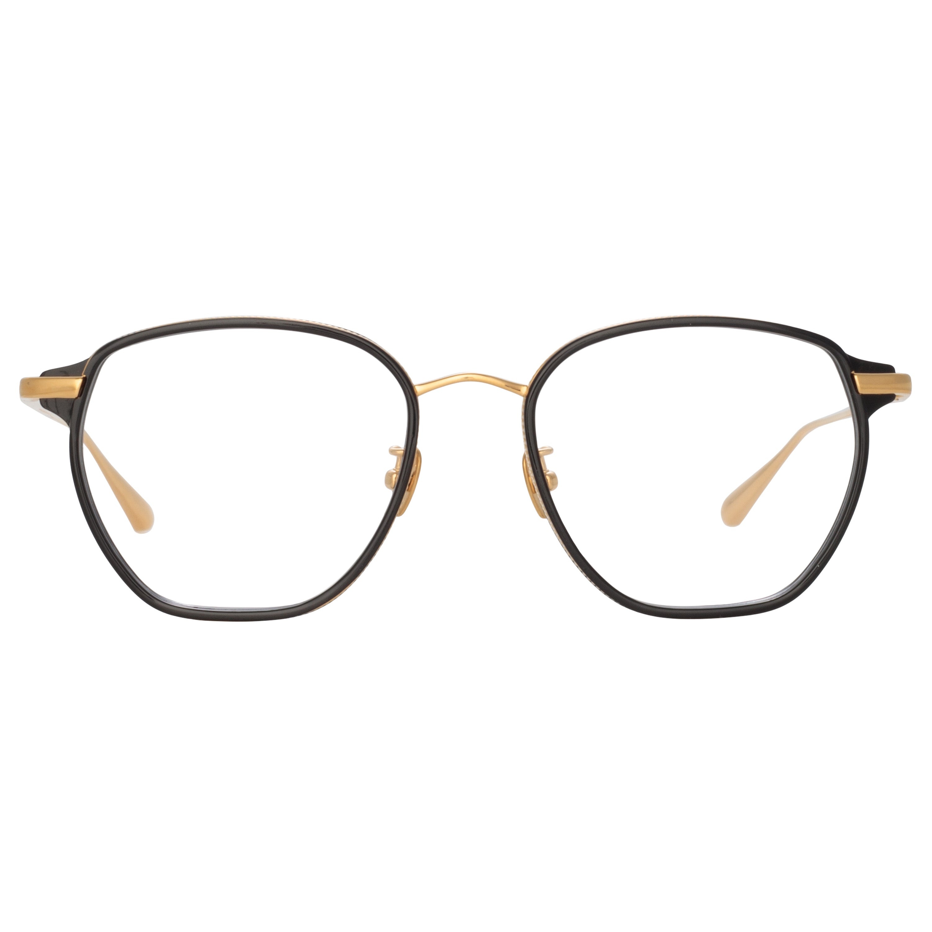 DANILO ANGULAR OPTICAL FRAME IN YELLOW GOLD - 1