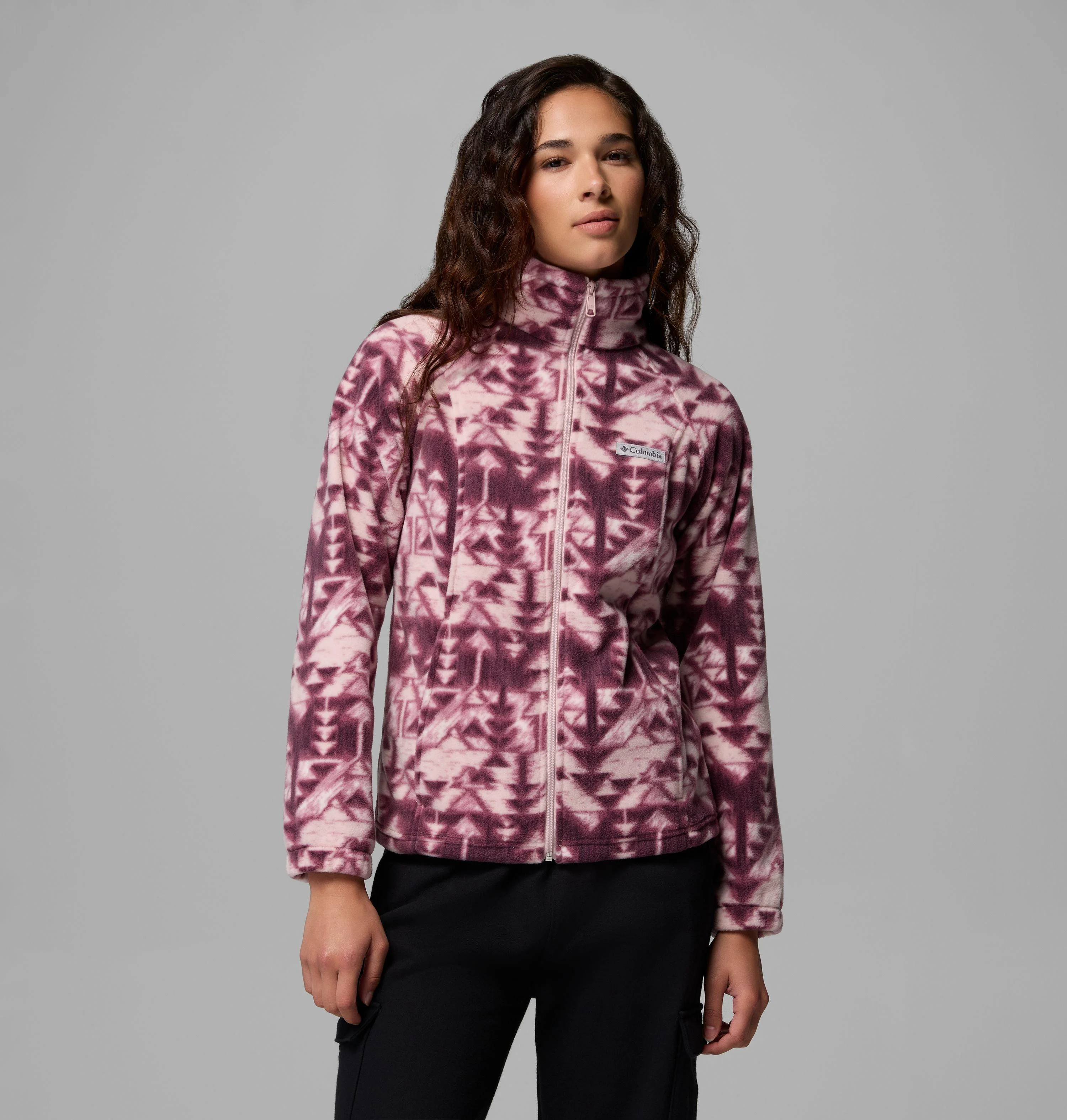 Women's Benton Springs Printed Full Zip Fleece Jacket - 1
