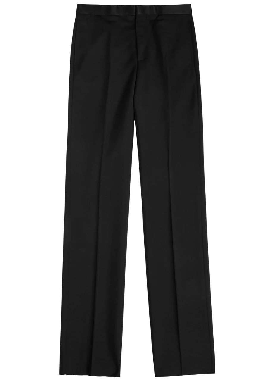Givenchy Straight-leg Wool-blend Trousers - 1
