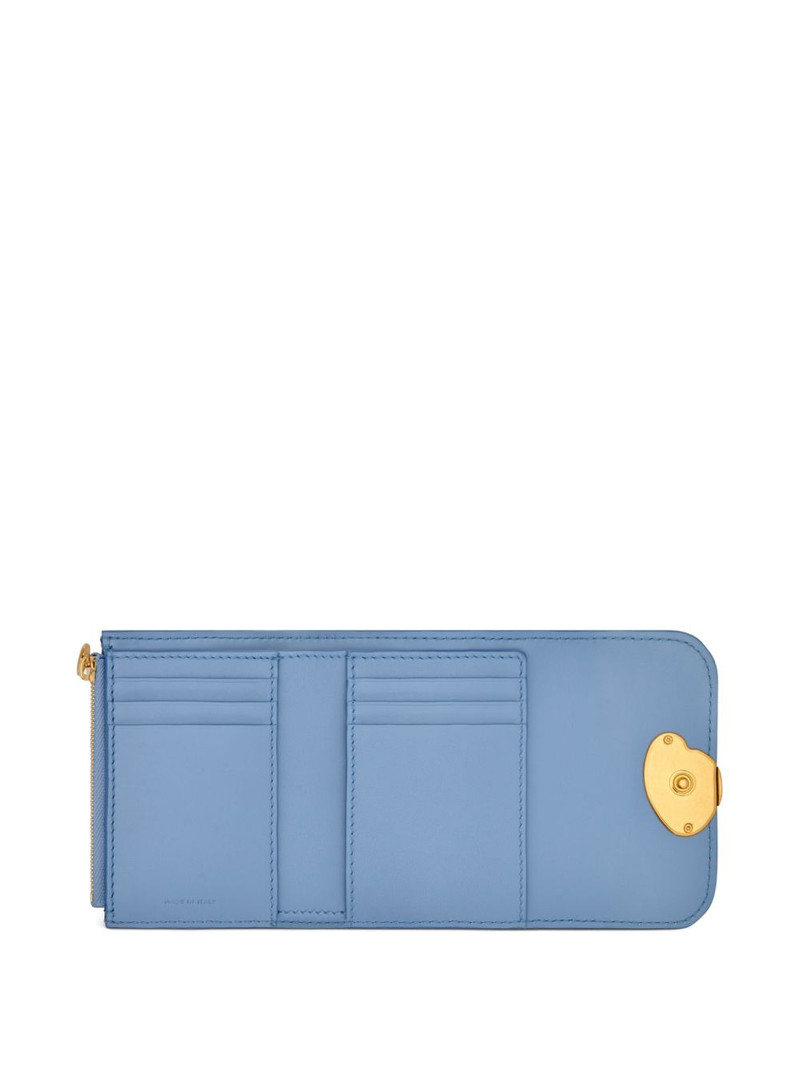 poppy-printed trifold wallet 4