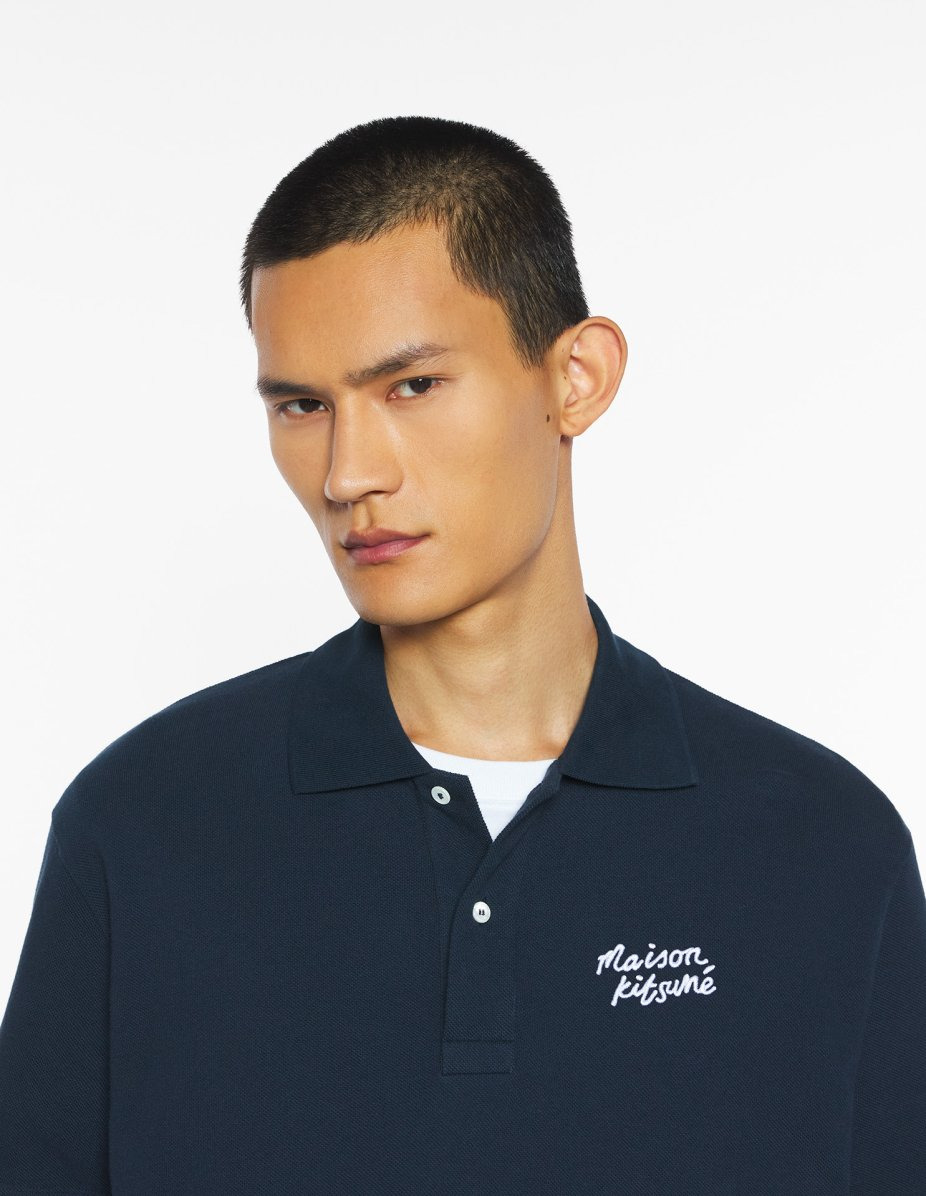 MAISON KITSUNE HANDWRITING COMFORT POLO - 4