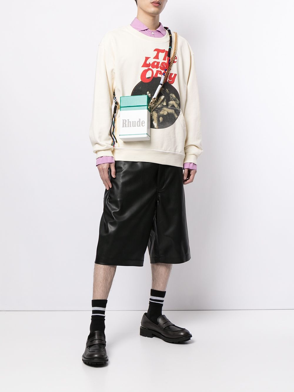 Cig logo-print crossbody bag - 2