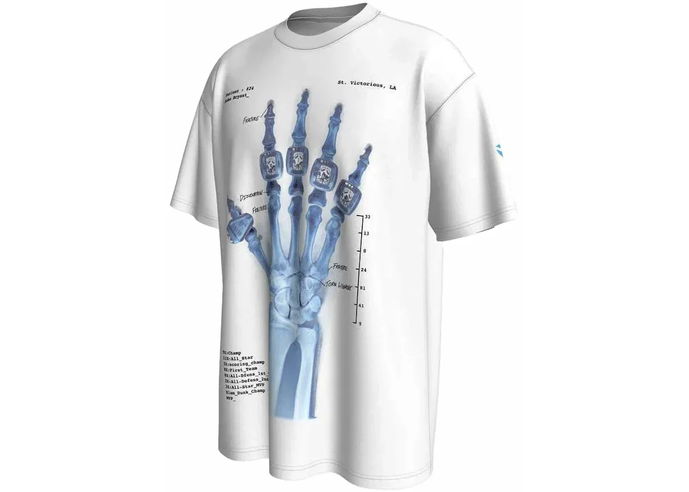 Nike Kobe Bryant Broken Not Beaten T-shirt White - 1