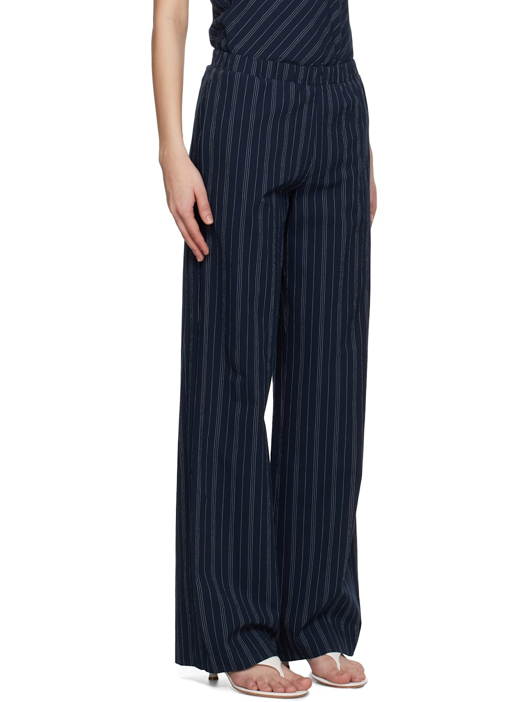 Navy Peyson Trousers - 2