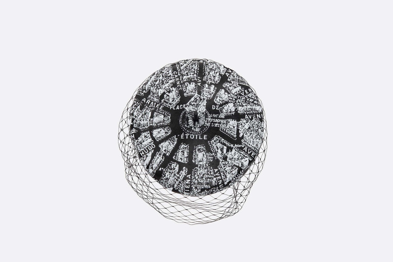 Dior Arty Plan de Paris Beret with Veil 4