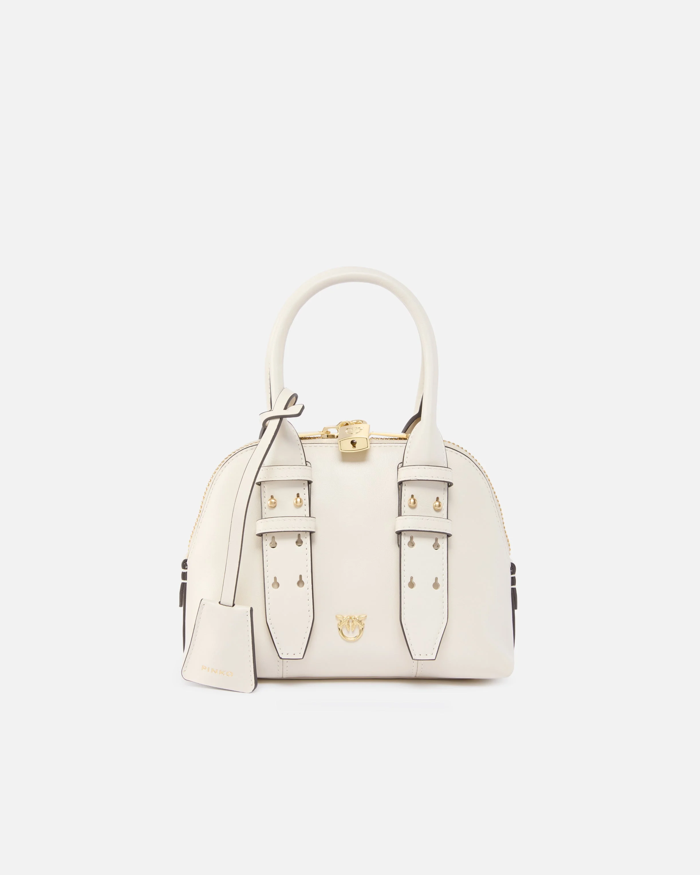 LEATHER MINI ESCAPE BAG BOWLING BAG - 1